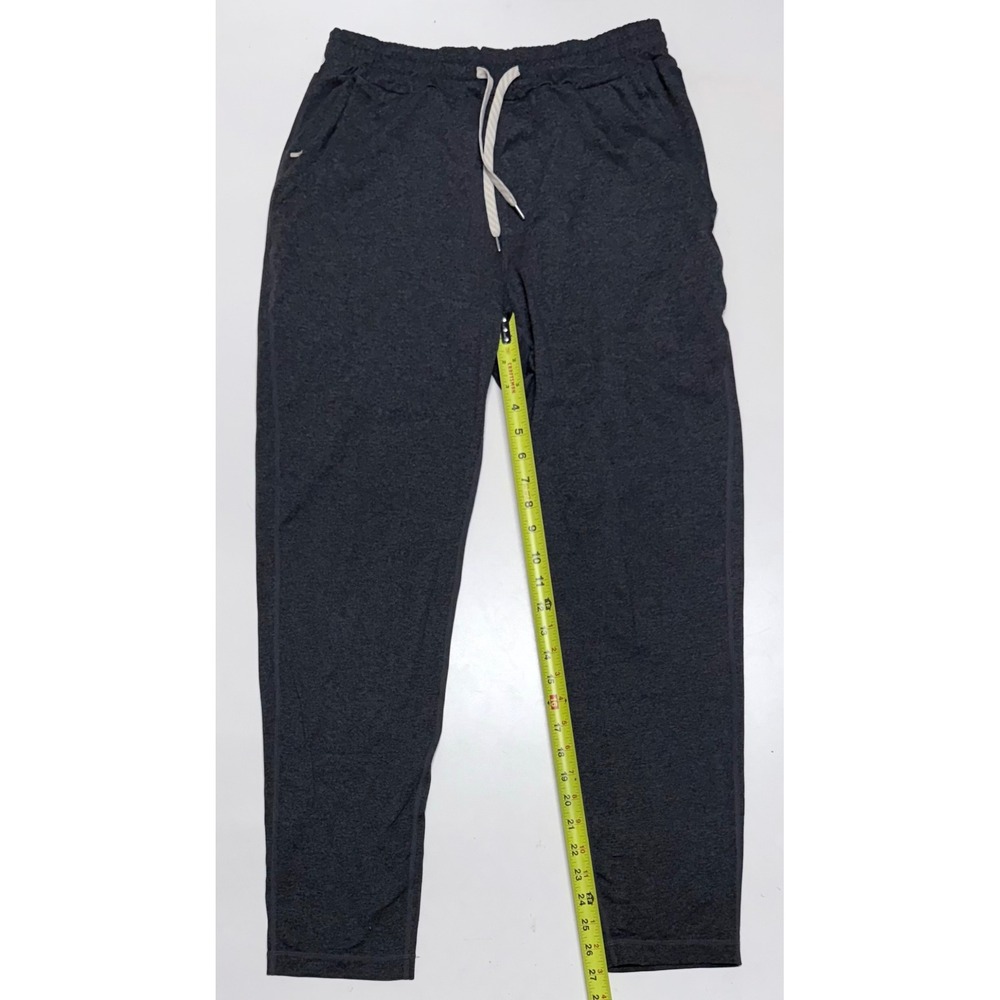 Vuori Performance Joggers Mens Charcoal Gray Heather Stretch Slim Fit Medium